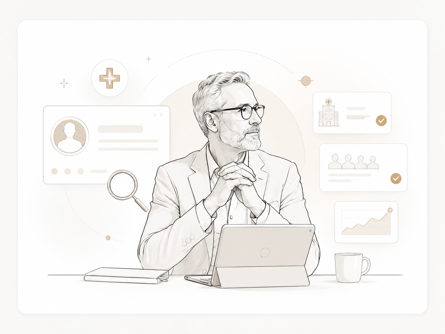 The Unseen Expert illustration
